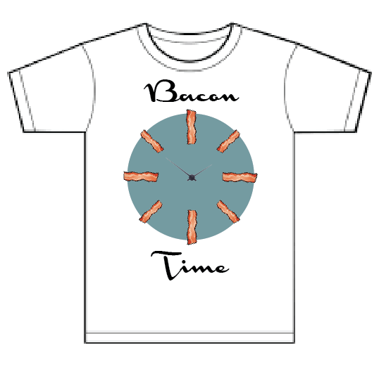 Bacon Time Tee Shirt